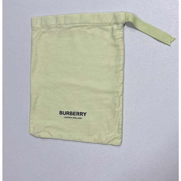 Burberry London Drawstring Dust Bag Mint Green/ Yellow Appro. 9.5”x12” Storage - Picture 1 of 7